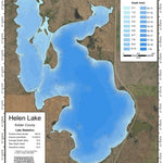 North Dakota Game and Fish Department Helen, Lake - Kidder County digital map