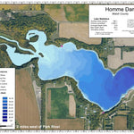 North Dakota Game and Fish Department Homme Dam - Walsh County digital map