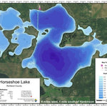 North Dakota Game and Fish Department Horseshoe Lake - Richland County digital map