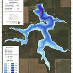 North Dakota Game and Fish Department Indian Creek Dam - Hettinger County digital map