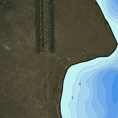 North Dakota Game and Fish Department Indian Creek Dam - Hettinger County digital map