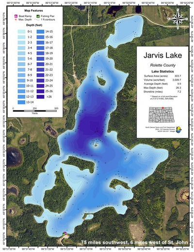 Jarvis Lake - Rolette County Preview 1