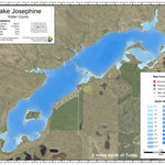 North Dakota Game and Fish Department Josephine, Lake - Kidder County digital map