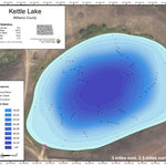 North Dakota Game and Fish Department Kettle Lake - Williams County digital map