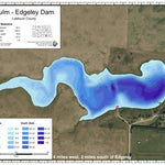 North Dakota Game and Fish Department Kulm-Edgeley Dam - LaMoure County digital map