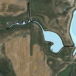 North Dakota Game and Fish Department Laretta, Lake - Nelson County digital map