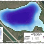 North Dakota Game and Fish Department Lightning Lake - McLean County digital map