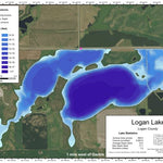 North Dakota Game and Fish Department Logan Lake - Logan County digital map