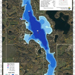 North Dakota Game and Fish Department Long Lake - Bottineau County digital map