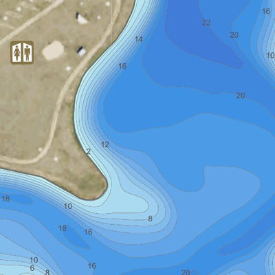 North Dakota Game and Fish Department McGregor Dam - Williams County digital map