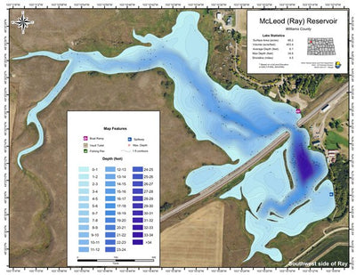 McLeod (Ray) Reservoir - Williams County Preview 1