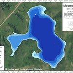 North Dakota Game and Fish Department Morres Lake - Dickey County digital map