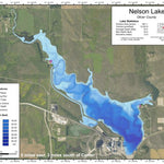 North Dakota Game and Fish Department Nelson Lake - Oliver County digital map