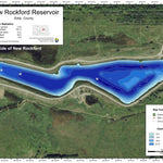 North Dakota Game and Fish Department New Rockford Reservoir - Eddy County digital map