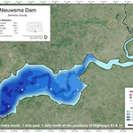 North Dakota Game and Fish Department Nieuwsma Dam - Emmons County digital map