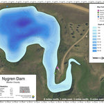 North Dakota Game and Fish Department Nygren Dam - Morton County digital map