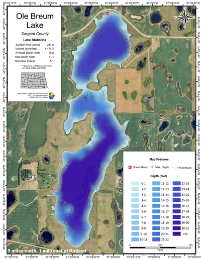 Ole Breum Lake - Sargent County Preview 1
