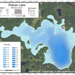 North Dakota Game and Fish Department Pelican Lake - Bottineau County digital map