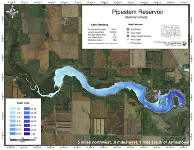 Pipestem Reservoir - Stutsman County Preview 1