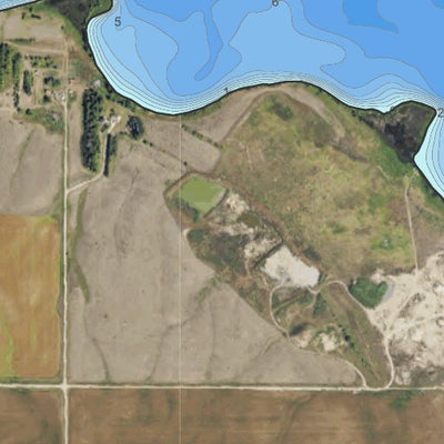 North Dakota Game and Fish Department Powers Lake - Burke County digital map