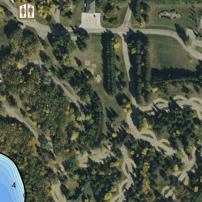 North Dakota Game and Fish Department Renwick Dam - Pembina County digital map