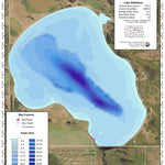 North Dakota Game and Fish Department Round Lake - McHenry County digital map