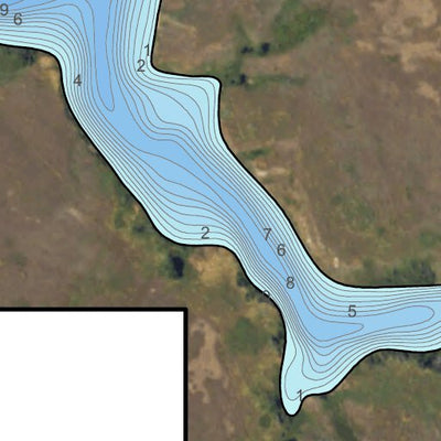 North Dakota Game and Fish Department Sather Dam - McKenzie County digital map