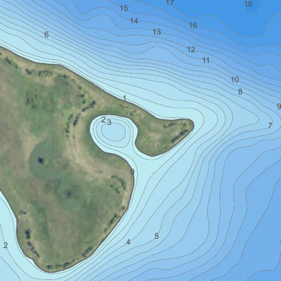 North Dakota Game and Fish Department Scooby Lake - McLean County digital map