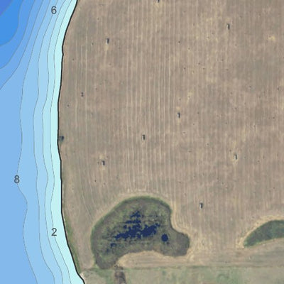 North Dakota Game and Fish Department Sibley Lake - Kidder County digital map