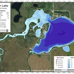 North Dakota Game and Fish Department Silver Lake - Sargent County digital map