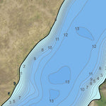 North Dakota Game and Fish Department St Marys Lake - Barnes County digital map