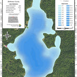 North Dakota Game and Fish Department Strawberry Lake - Bottineau County digital map