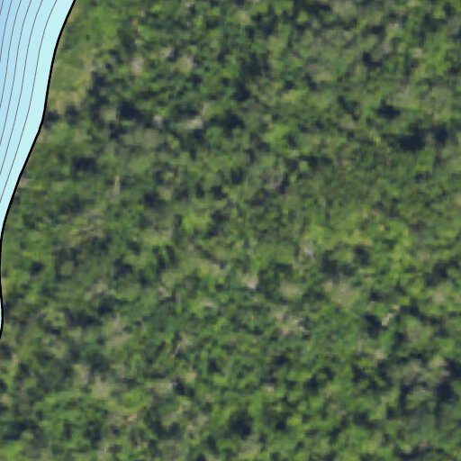 Strawberry Lake Bottineau County Map by North Dakota Game and Fish