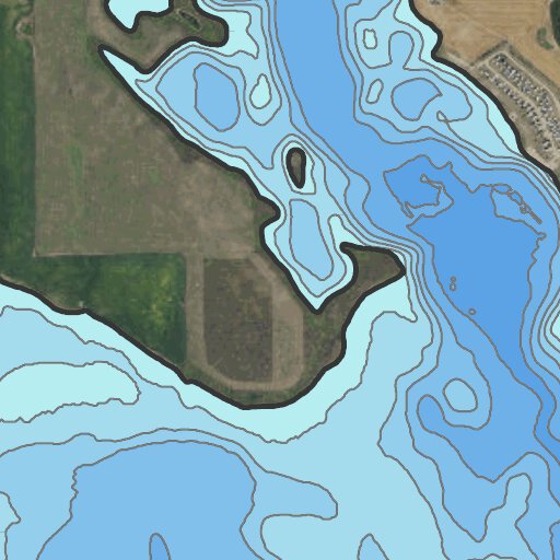 Stump Lake Northwest Area Map by North Dakota Game and Fish Department Avenza Maps