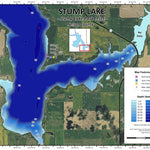 North Dakota Game and Fish Department Stump Lake - Sourtheast Area digital map