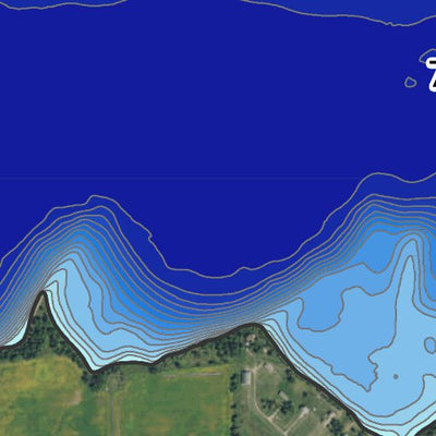 North Dakota Game and Fish Department Stump Lake - Sourtheast Area digital map