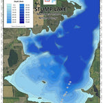 North Dakota Game and Fish Department Stump Lake - Sourthwest Area digital map