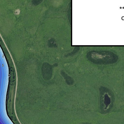 North Dakota Game and Fish Department Tewaukon, Lake - Sargent County digital map