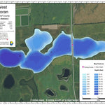 North Dakota Game and Fish Department West Moran Lake - Richland County digital map