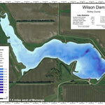 North Dakota Game and Fish Department Wilson Dam - Dickey County digital map