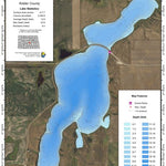 North Dakota Game and Fish Department Woodhouse Lake - Kidder County digital map