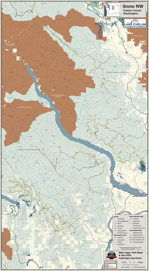 Snowmobile Trails: Chelan County, Washington Preview 1