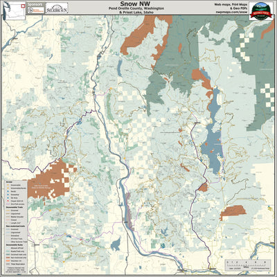 Snowmobile Trails: North East Washington (Pend Oreille & Stevens County) & Priest Lake Idaho Preview 1