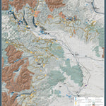 Northwest Portal Kittitas and Yakima Winter Recreation Map 18x24