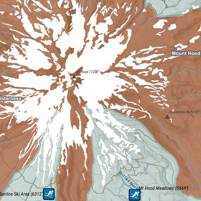 North Oregon Cascades: Columbia Gorge Power Sledders & Mt Hood Snowmoboile Club Preview 3