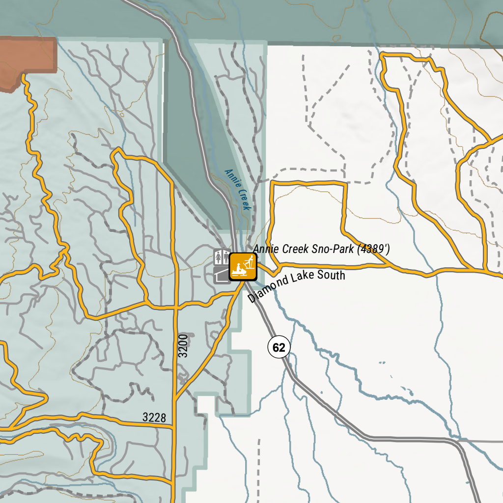 Ridge Rider Map Central Oregon Cascades: Rogue Snowmobilers & Chiloquin Ridge Riders ...