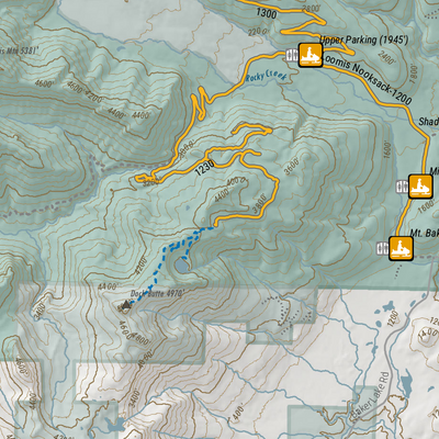 Snowmobile Trails: North West Washington Cascades/Mount Baker-Snoqualmie NF, Whatcom & Skagit County Preview 2