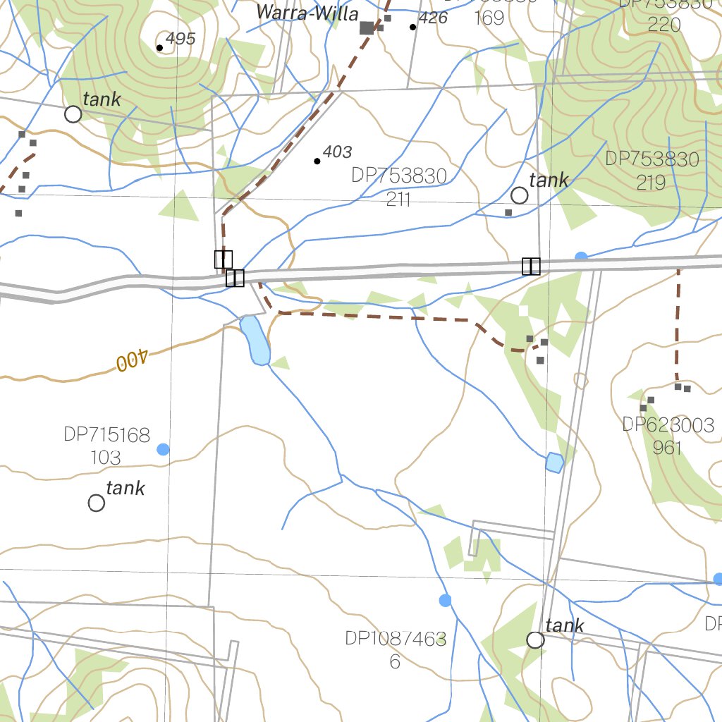 Attunga 9036-2S Map by NSW Government Spatial Services | Avenza Maps