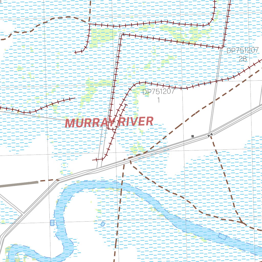 Balranald 7628-N Map by NSW Government Spatial Services | Avenza Maps