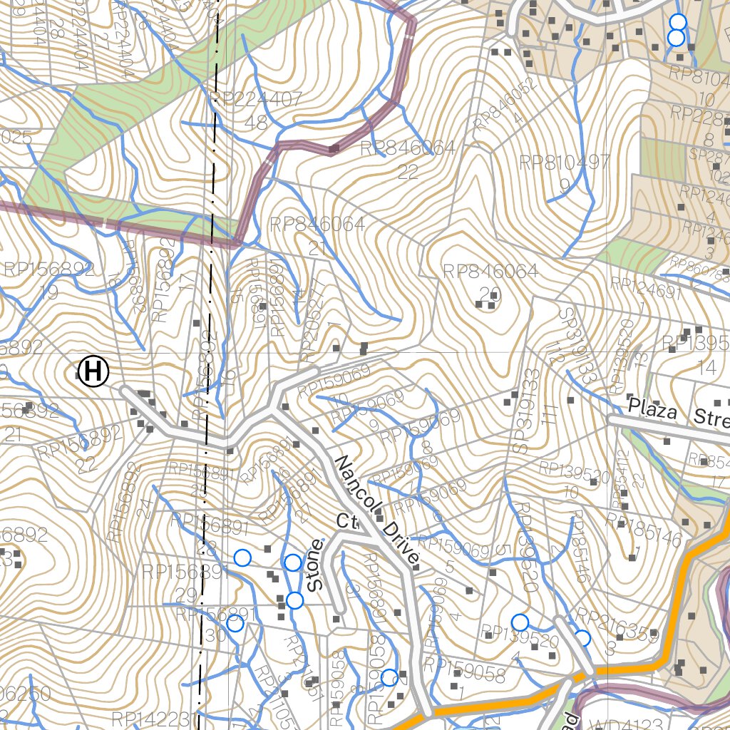 Bilambil 9541-1S Map by NSW Government Spatial Services | Avenza Maps